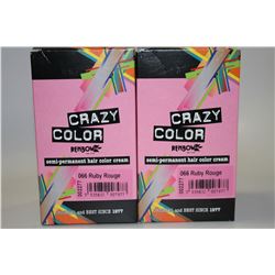 2PK OF RENBOW CRAZY COLOR SEMI- PERMANENT