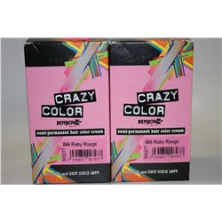 2PK OF RENBOW CRAZY COLOR SEMI- PERMANENT