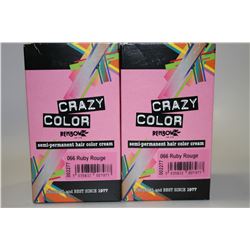 2PK OF RENBOW CRAZY COLOR SEMI- PERMANENT