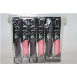 LOT OF 6 ASSORTED OFRA LONG LASTING LIQUID