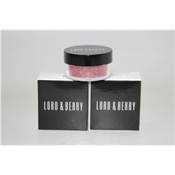 LOT OF 2 LORD & BERRY GLITTERS; BRIGHT COFFEE &