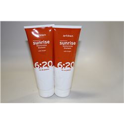 LOT OF 2 ARTEGO 250ML SUNRISE 6:20 MOISTURIZING