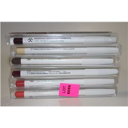LOT OF 6 ASSORTED OCC COSMETIC COLOR PENCILS