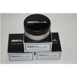 LOT OF 3 URBAN MINERALS LOOSE MINERAL FOUNDATION;
