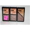 Image 1 : LOT OF 3 LA GIRL PRO CONTOUR CREAM; MEDIUM-