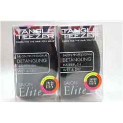 2PK OF TANGLE TEEZER DETANGLING HAIRBRUSH