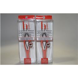 2PK B BEAUTE LICENSE TO TWEEZE AUTOMATIC TWEEZERS