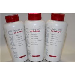 3PK OF ARTEGO 300ML STYLING TOOLS COOL SHAPE