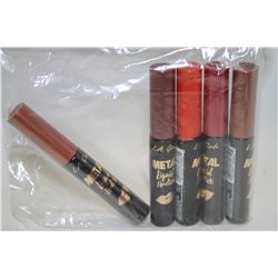 LOT OF 5 ASSORTED LA GIRL METAL LIQUID LIPSTICK