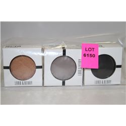 LOT OF 3 ASSORTED LORD & BERRY EYE COSMETICS