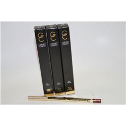 3PK OF GERARD COSMETICS LIP PENCILS; MUDSLIDE