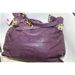 NEW WOMENS LARGE HANDBAG W/ GOLD EMBELLISHMENTS-