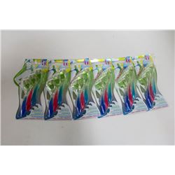 LOT OF 6 B BEAUTE 3PK MINI BIKINI RAZORS