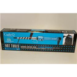 HOT TOOLS CURLY-Q TAPERED CURLING IRON 3/8"-3/4"