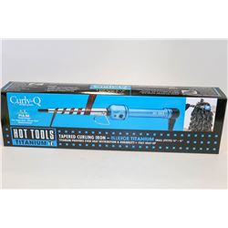 HOT TOOLS CURLY-Q TAPERED CURLING IRON 3/8"-3/4"
