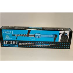 HOT TOOLS CURLY-Q TAPERED CURLING IRON 3/8"-3/4"