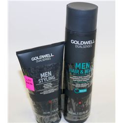 LOT OF 2 GOLDWELL DUAL SENSES HAIR PRODUCTS; MENS