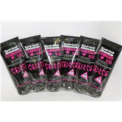 6 PACK SHAMPOOHEADS PROFESSIONAL STRAWBERRY KISS