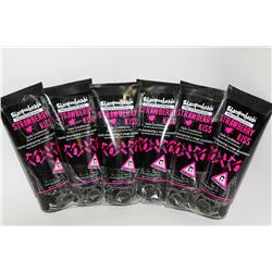 6 PACK SHAMPOOHEADS PROFESSIONAL STRAWBERRY KISS