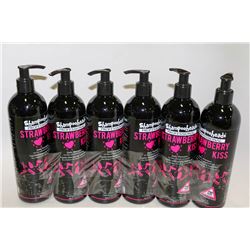 6 PACK SHAMPOOHEADS PROFESSIONAL STRAWBERRY KISS