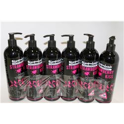 6 PACK SHAMPOOHEADS PROFESSIONAL STRAWBERRY KISS
