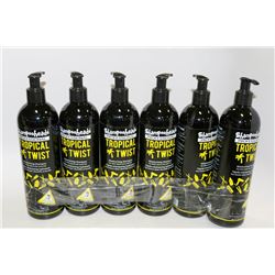 6 PACK SHAMPOOHEADS PROFESSIONAL TROPICAL TWIST