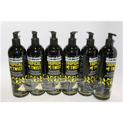 6 PACK SHAMPOOHEADS PROFESSIONAL TROPICAL TWIST