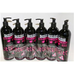 6 PACK SHAMPOOHEADS PROFESSIONAL STRAWBERRY KISS