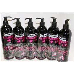6 PACK SHAMPOOHEADS PROFESSIONAL STRAWBERRY KISS