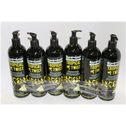 6 PACK SHAMPOOHEADS PROFESSIONAL TROPICAL TWIST