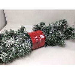 9ft Flocked Garland