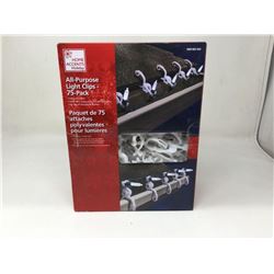 All Purpose Light Clips 75 Pack (x2)