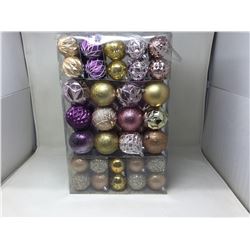 80 Piece Shatter-Resistant Ornaments