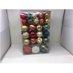 80 Piece Shatter-Resistant Ornaments