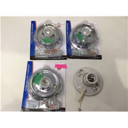 Lot of 4 ceiling light fixtures