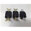 Image 1 : Lot of Locking Receptacle - Industrial - 2-Poles/3-Wires - 20A/250V