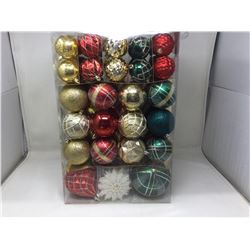 80 Piece Shatter Resistant Ornaments