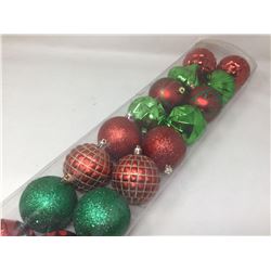 36 Piece Shatter Resistant Ornaments