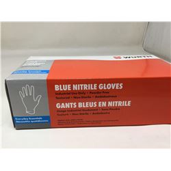 WurthPowder Free Blue Nitrile Gloves (XXL)