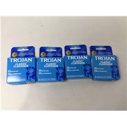 Lot of Trojan Classic Condoms (4 x 3)