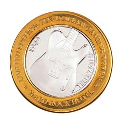 .999 Silver Hard Rock Hotel & Casino Las Vegas, NV $10 Limited Edition Gaming Token