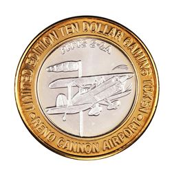 .999 Silver Fly RNO Reno Tahoe $10 Casino Limited Edition Gaming Token