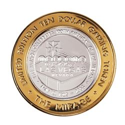 .999 Silver The Mirage Las Vegas, Nevada $10 Casino Limited Edition Gaming Token