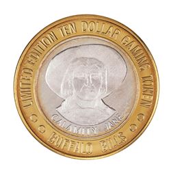 .999 Silver Buffalo Bills Resort & Casino Primm, NV $10 Limited Edition Gaming Token