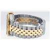 Image 6 : Rolex Men's Two Tone Steel & Gold Black String Diamond & Ruby Datejust Wristwatch
