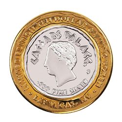 .999 Silver Caesars Palace Las Vegas, Nevada $10 Casino Limited Edition Gaming Token
