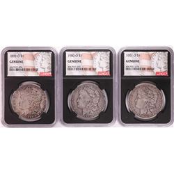 Lot of 1899-O to 1901-O $1 Morgan Silver Dollar Coins NGC Genuine