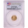 Image 1 : 2010 $5 American Gold Eagle Coin PCGS MS70 First Strike