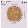 Image 1 : 1880 $10 Liberty Head Eagle Gold Coin