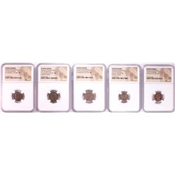 Lot of (5) Ancient Roman Empire Coins NGC Certified